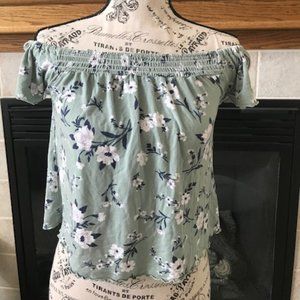 American eagle strapless crop top